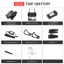 Load image into Gallery viewer, Eachine E520S E520 GPS FOLLOW ME WIFI FPV Quadcopter With 4K/1080P HD Wide Angle Camera Foldable Altitude Hold Durable RC Drone