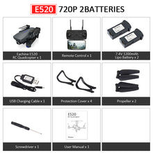 Load image into Gallery viewer, Eachine E520S E520 GPS FOLLOW ME WIFI FPV Quadcopter With 4K/1080P HD Wide Angle Camera Foldable Altitude Hold Durable RC Drone
