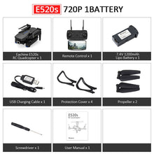 Load image into Gallery viewer, Eachine E520S E520 GPS FOLLOW ME WIFI FPV Quadcopter With 4K/1080P HD Wide Angle Camera Foldable Altitude Hold Durable RC Drone