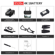 Load image into Gallery viewer, Eachine E520S E520 GPS FOLLOW ME WIFI FPV Quadcopter With 4K/1080P HD Wide Angle Camera Foldable Altitude Hold Durable RC Drone