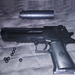 DIY Military Gun Handgun Pistol Desert Eagle Collection Model Can fire Building Blocks Toys For Kids Boys Gifts not Weapon